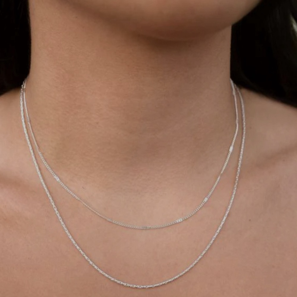 Jenny Bird Surfside Duo Chain in Silver